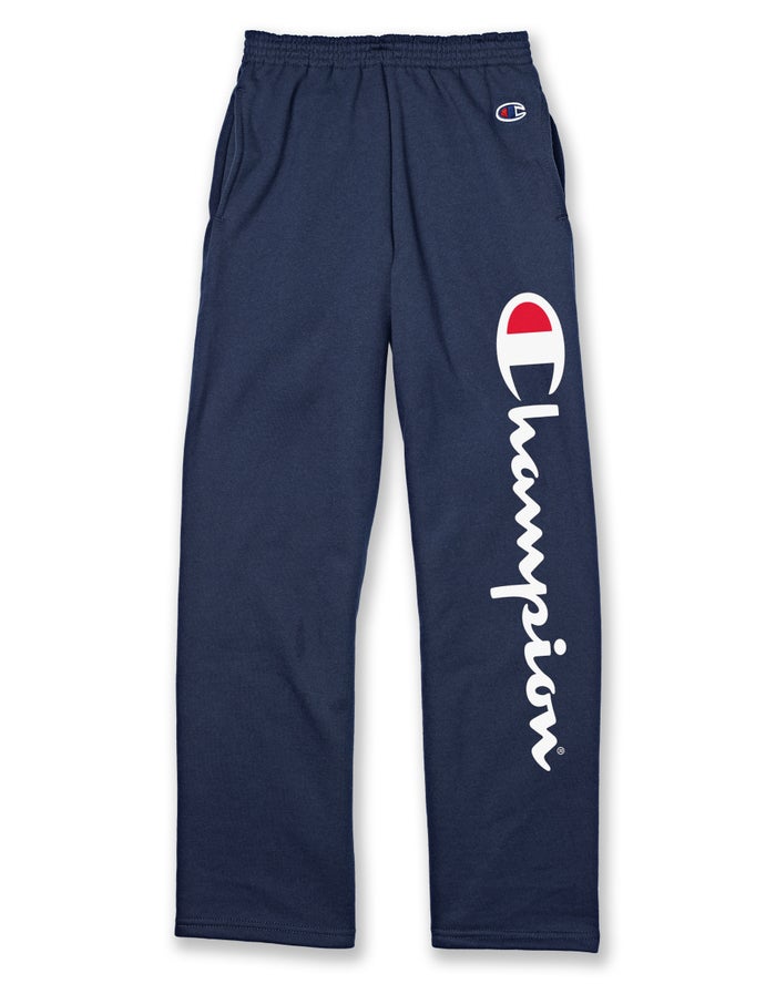 Champion Double Dry® Fleece With Pockets Script Logo Trainingsbroek Jongens - Donkerblauw - Belgie 1